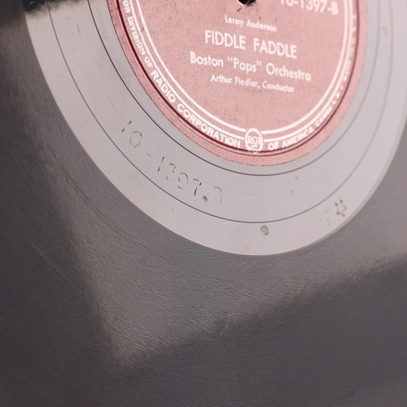 Boston Pop Orchestra A. Fiedler Chicken Reel/Fiddle Faddle 78 rpm Record 10-1397 - Picture 12 of 12